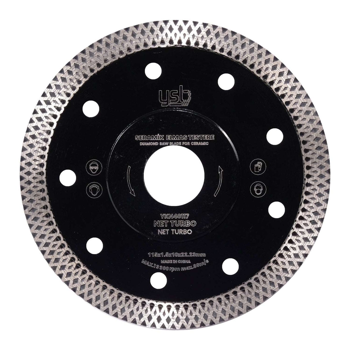 115 mm Elmas Testere Seramik Endüstriyel