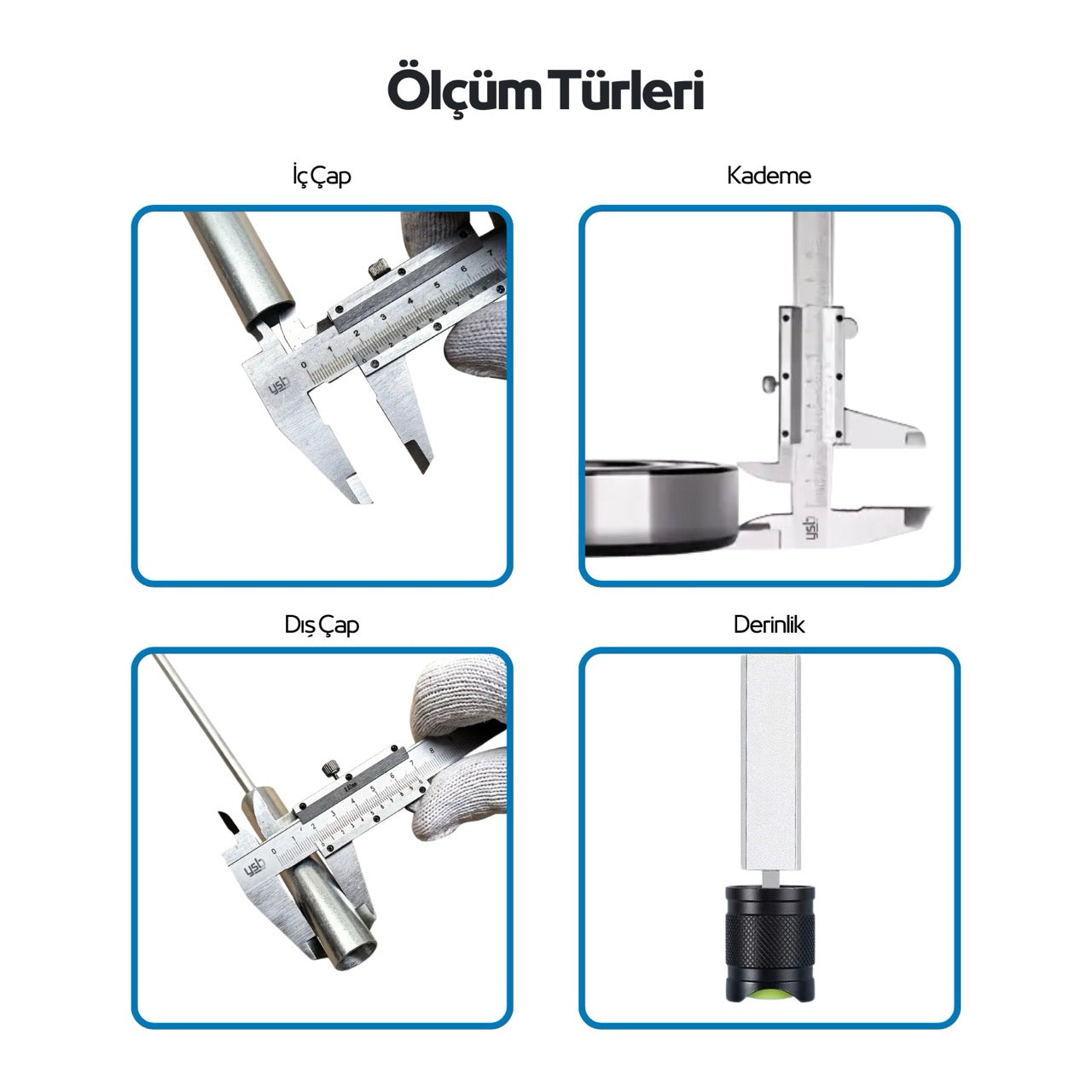 YSB 150 mm Vidalı Kumpas