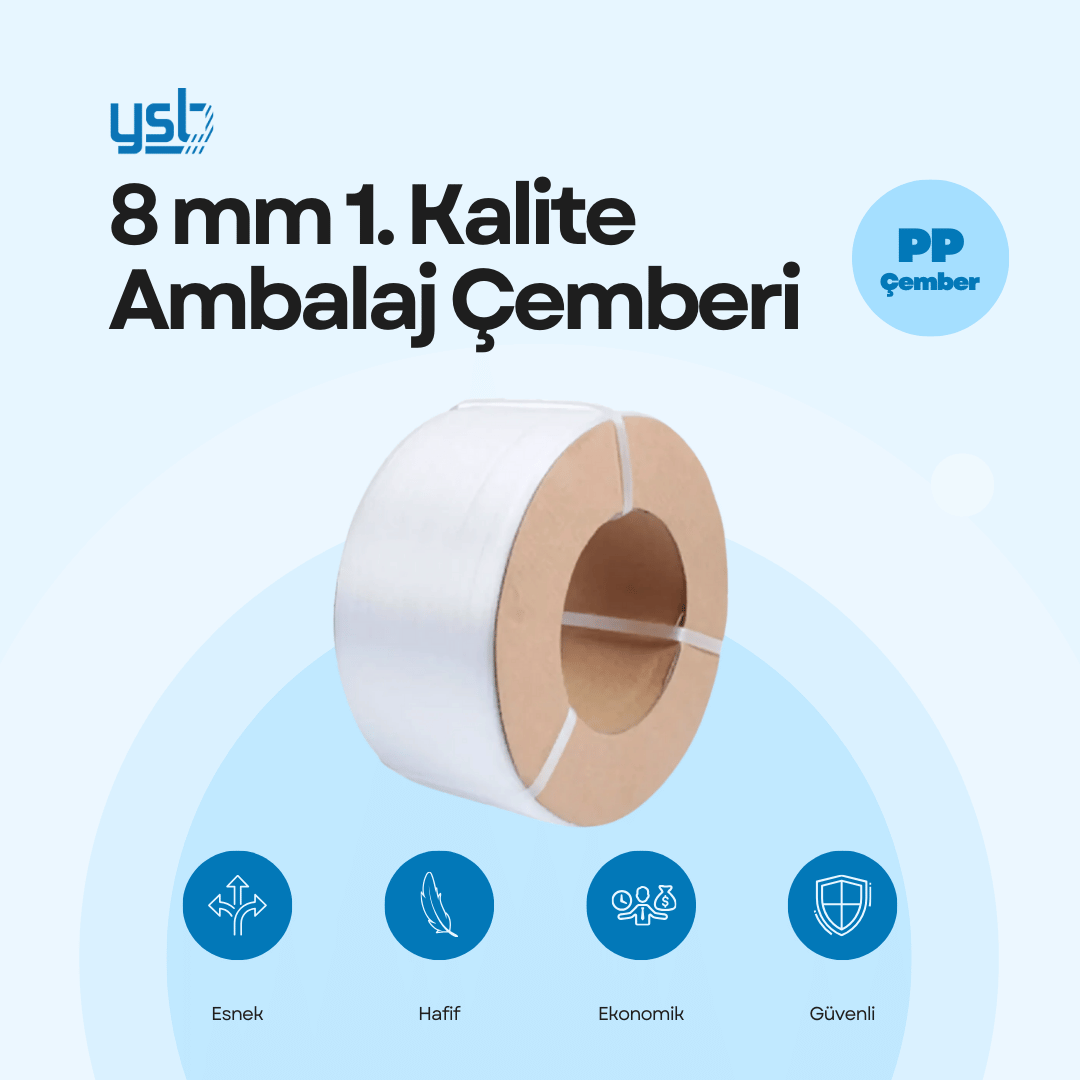 YSB 8 mm 1.Kalite Ambalaj Şeridi