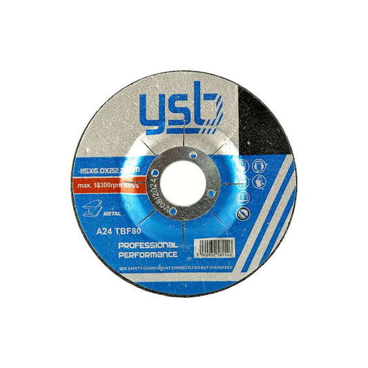 YSB Metal (NK) Taşlama Diski 115x6.0x22.23 | Professional Performance
