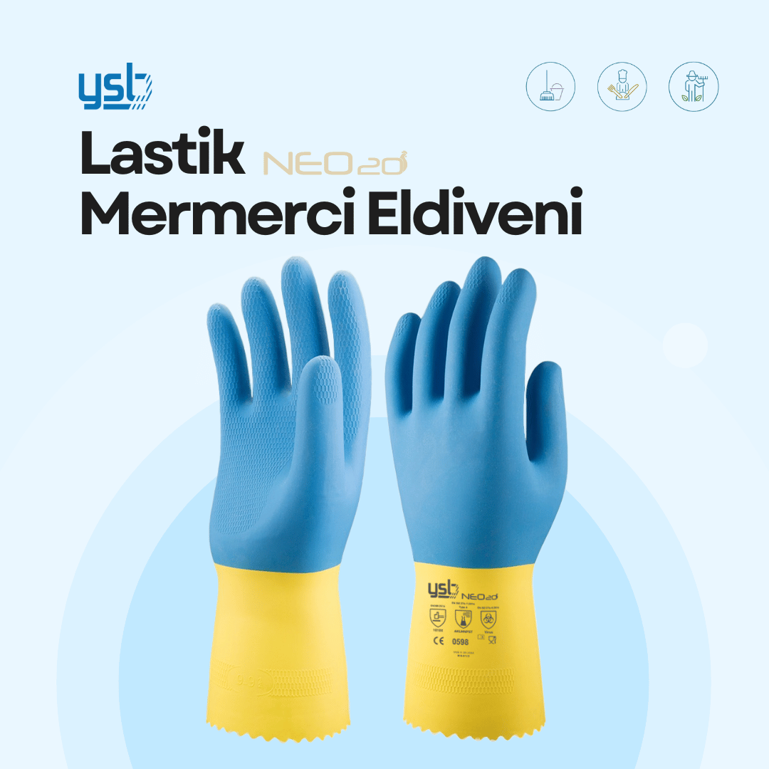 YSB Neo 20 Lastik Mermerci Eldiveni