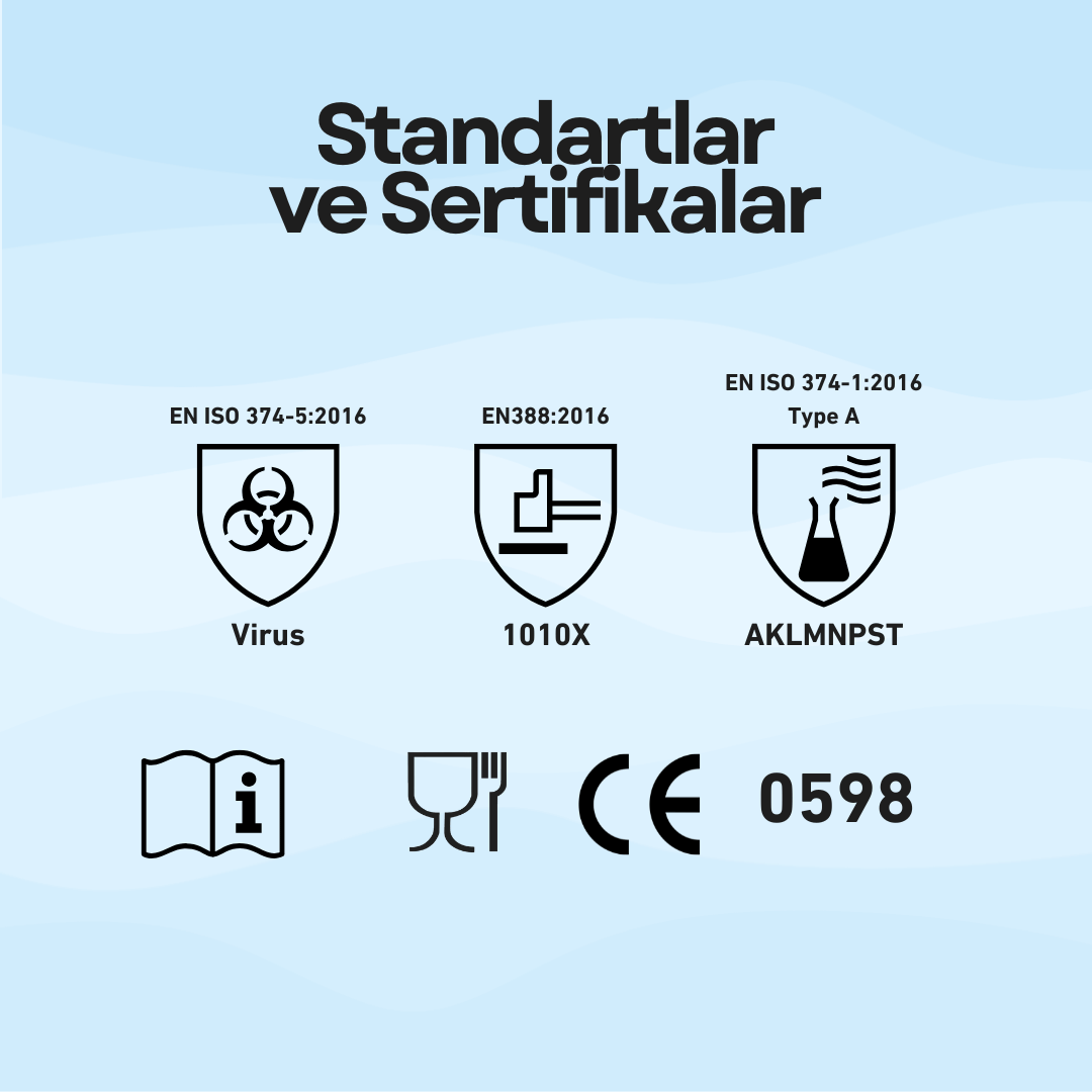 YSB Neo Easy Lastik Mermerci Eldiveni