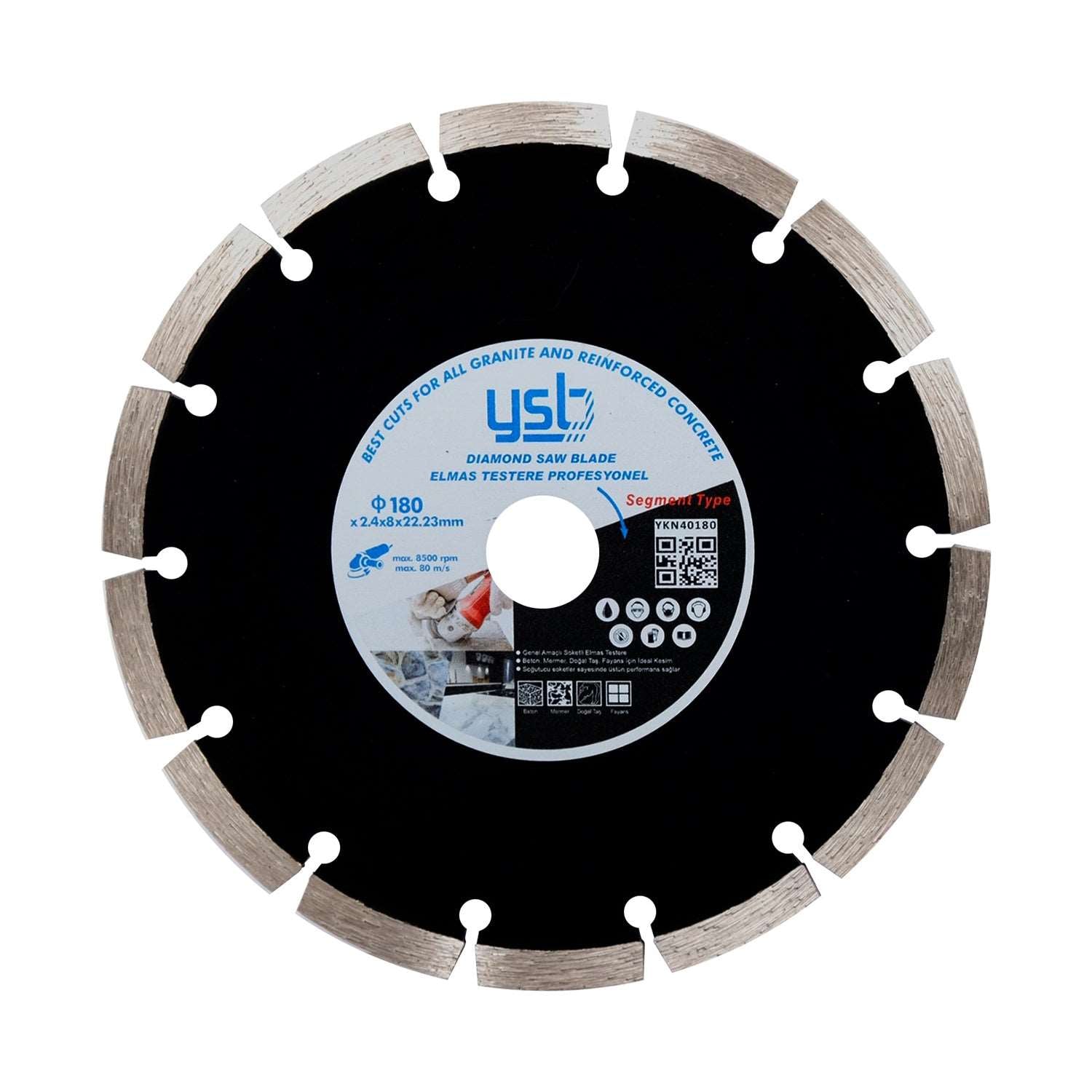YSB 180 mm Elmas Testere Profesyonel