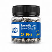 YSB Mıknatıslı Ph2 Yıldız Bits Uç 50 mm CRV Çelik Tornavida ve Vidalama Ucu 50'lİ Paket