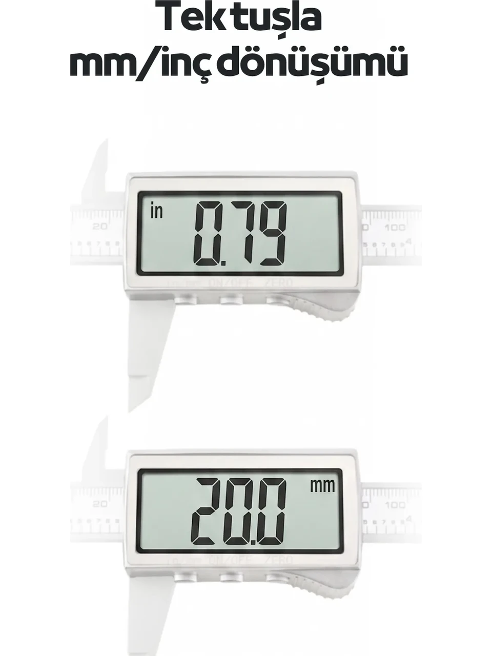 YSB 150 mm Karbon Fiber Dijital Kumpas - Ultra Geniş LCD Ekran