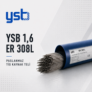 YSB 1,6*1000 ER308L Paslanmaz Tig Kaynak Teli (5 Kg)