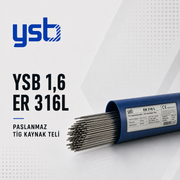 YSB 1,6*1000 ER316L Paslanmaz Tig Kaynak Teli (5 Kg)