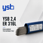 YSB 2,4*1000 ER316L Paslanmaz Tig Kaynak Teli (5 Kg)