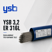 YSB 3,2*1000 ER316L Paslanmaz Tig Kaynak Teli (5 Kg)