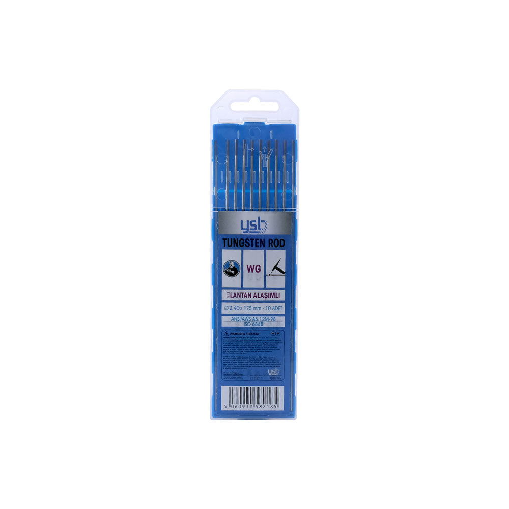 Ysb 2,4 175 Wg Mor Tungsten Elektrodu %1,2 Lantan Alaşımlı