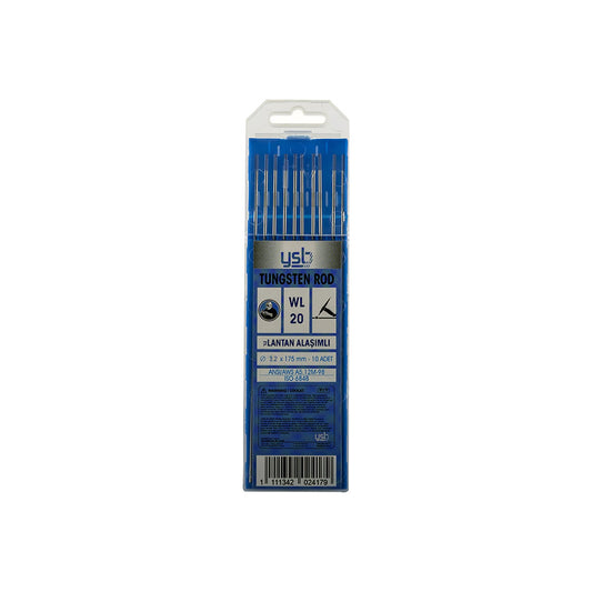 Ysb 3,2 175 Wl 20 Mavi Tungsten Elektrodu Lantan Alaşımlı