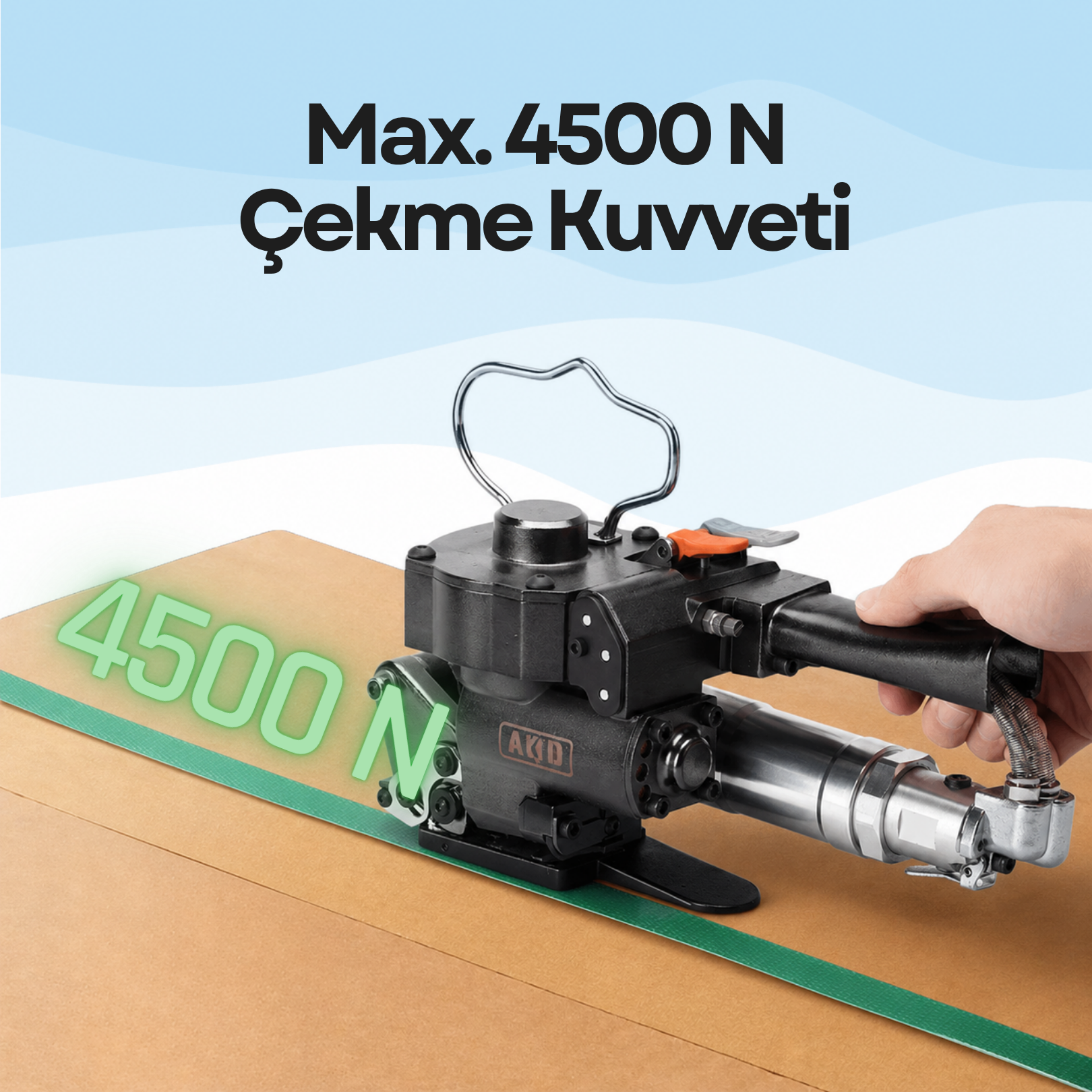 YSB AQD-19 Havalı Çember Makinesi