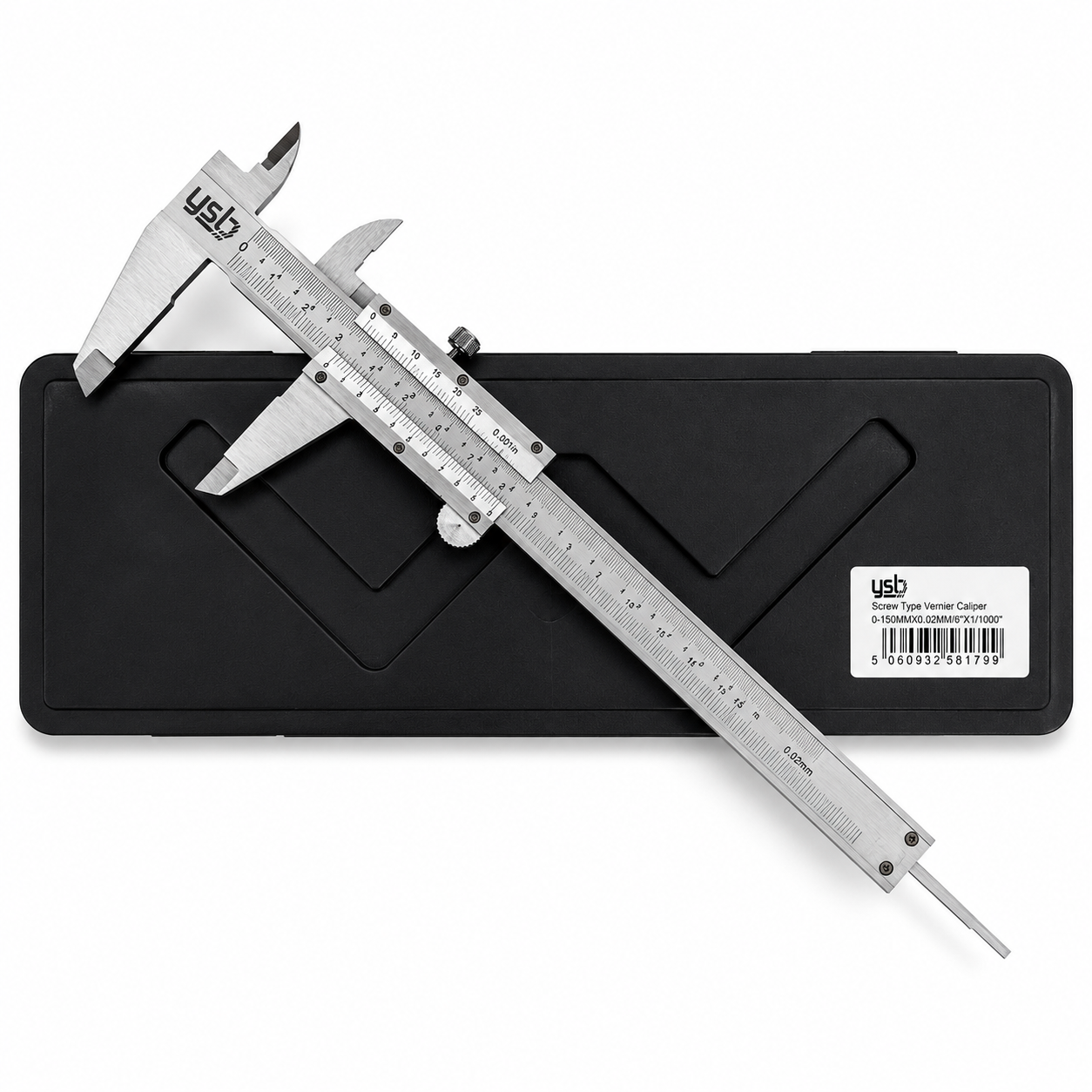 YSB 150 mm Standart Seri Mekanik Vidalı Kumpas - Ekonomik ve Dayanıklı
