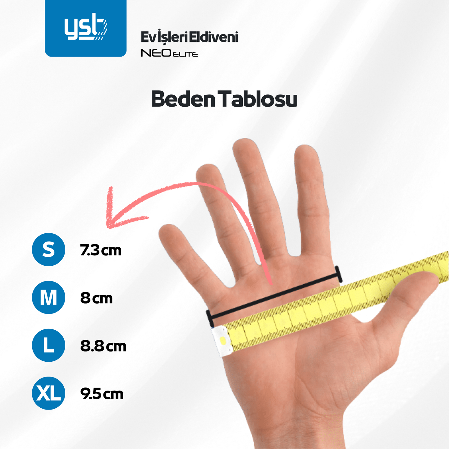 YSB Neo Elite Lastik Ev İşleri Eldiveni