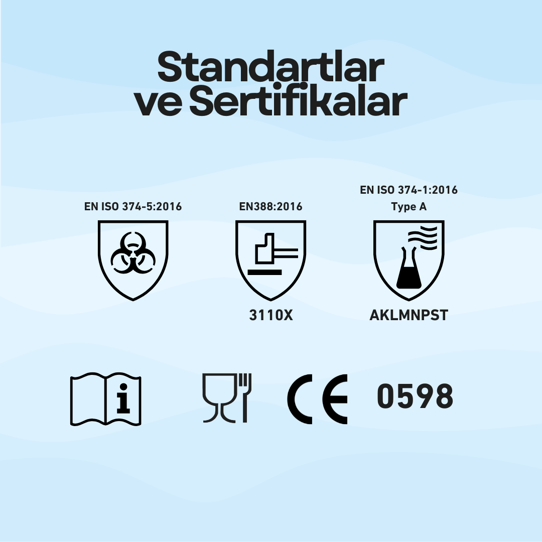YSB Neo Hard Lastik Mermerci Eldiveni
