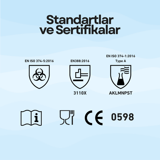 YSB Neo Hard Lastik Mermerci Eldiveni